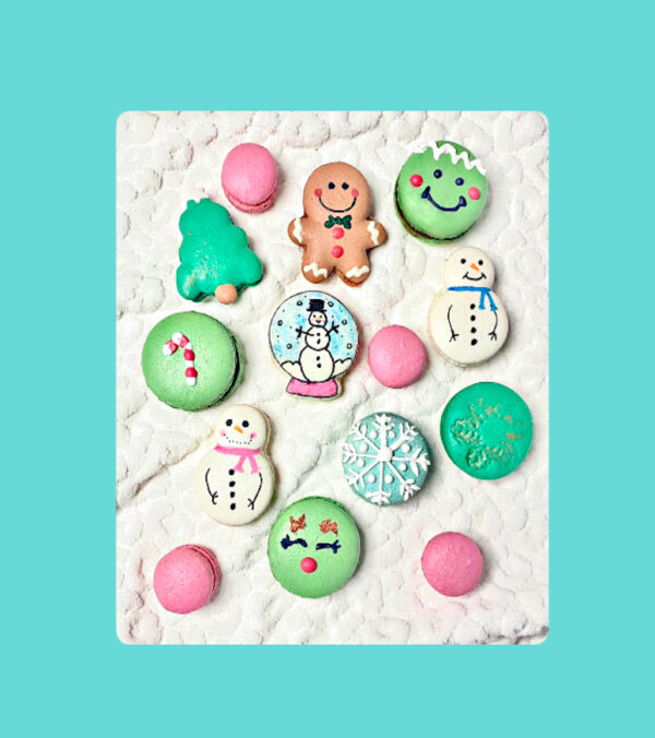 MACARONS PERSONNALISÉS NOËL